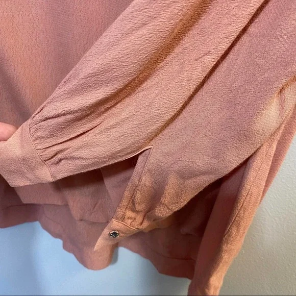 Madewell Lace Up Peasant Blouse XS long sleeve - Picture 5 of 8